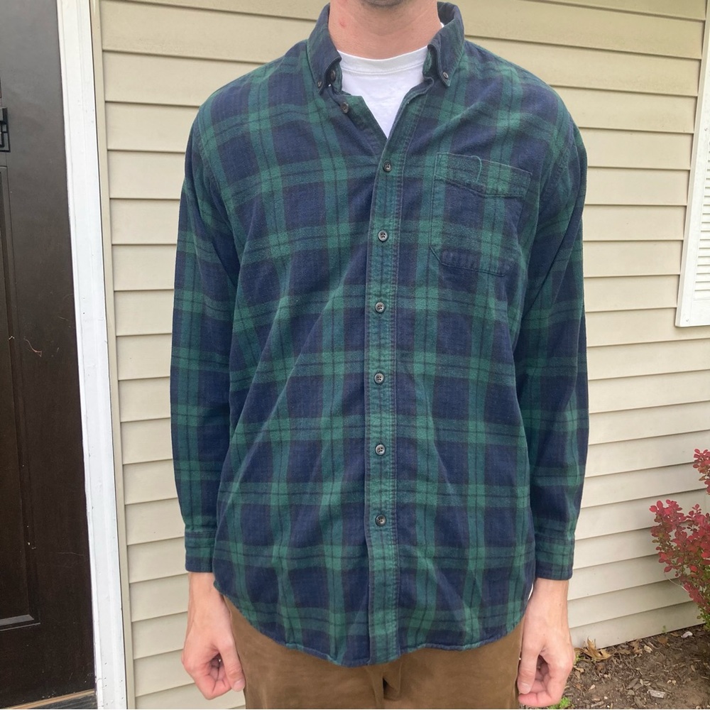L.L Bean large tall flannel shirt